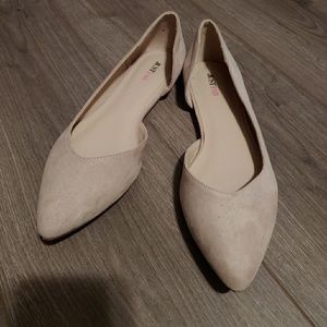 Suede flats
